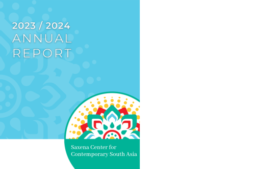 2023-2024 Saxena Annual Report cover
