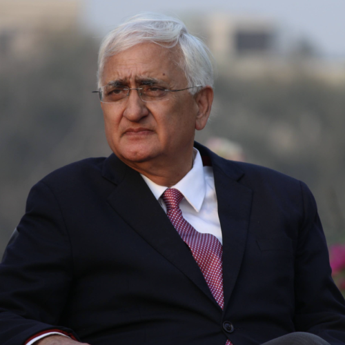 Salman Khurshid's photograph