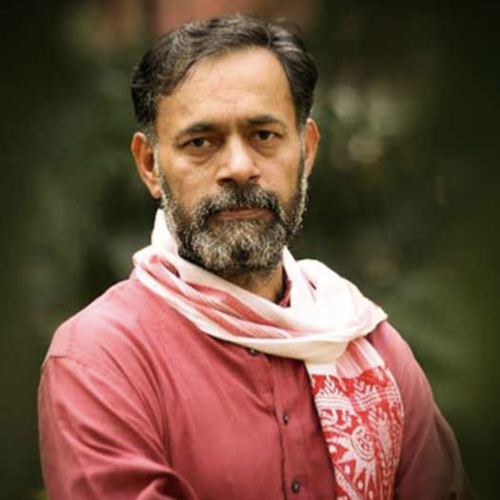 Yogendra Yadav's photograph